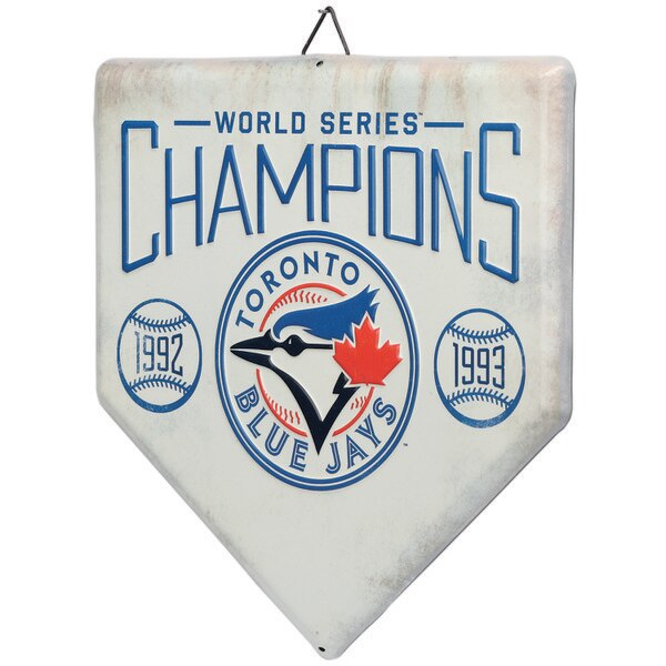 Toronto Blue Jays Home Plate Metal Wall Art Open Road Brands ShopORB